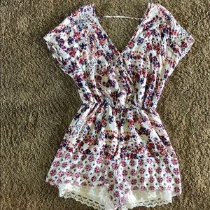 Floral Romper from Charlotte Russe